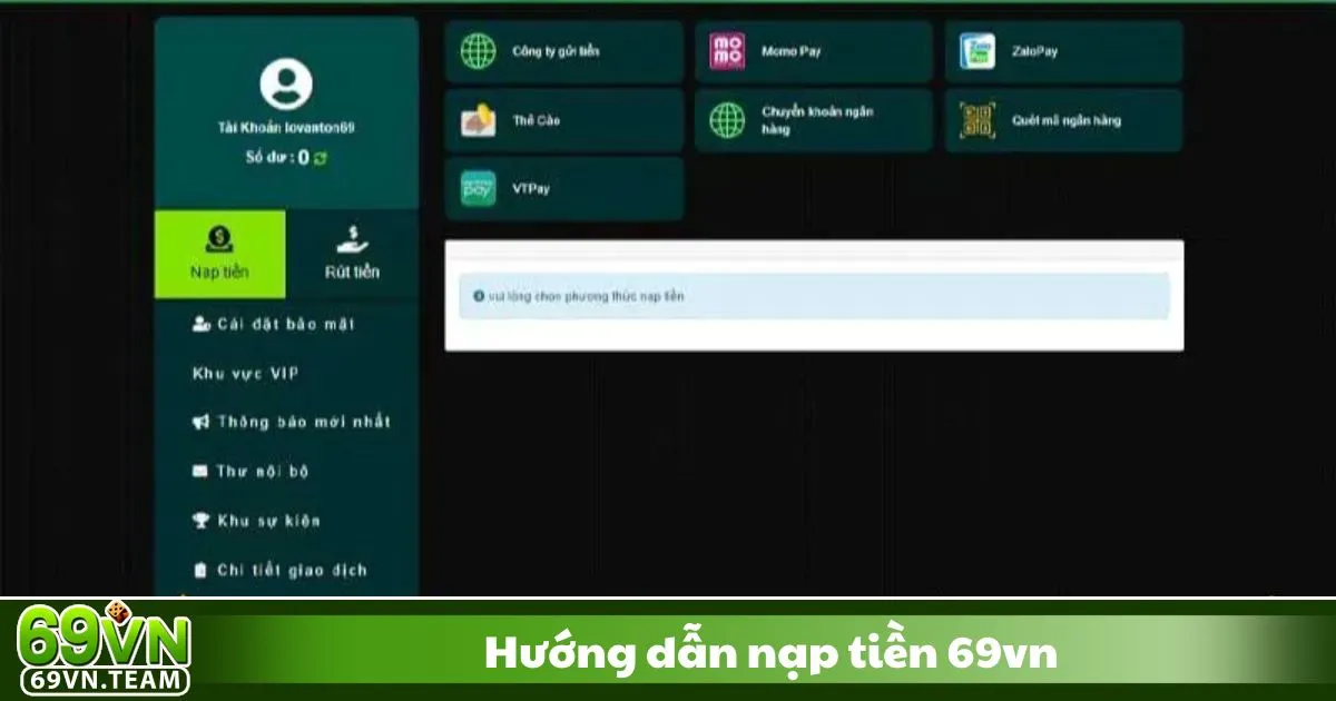 Hướng Dẫn Nạp Tiền 69VN – Nguyên nhân giao dịch bị chậm & cách kiểm tra trạng thái